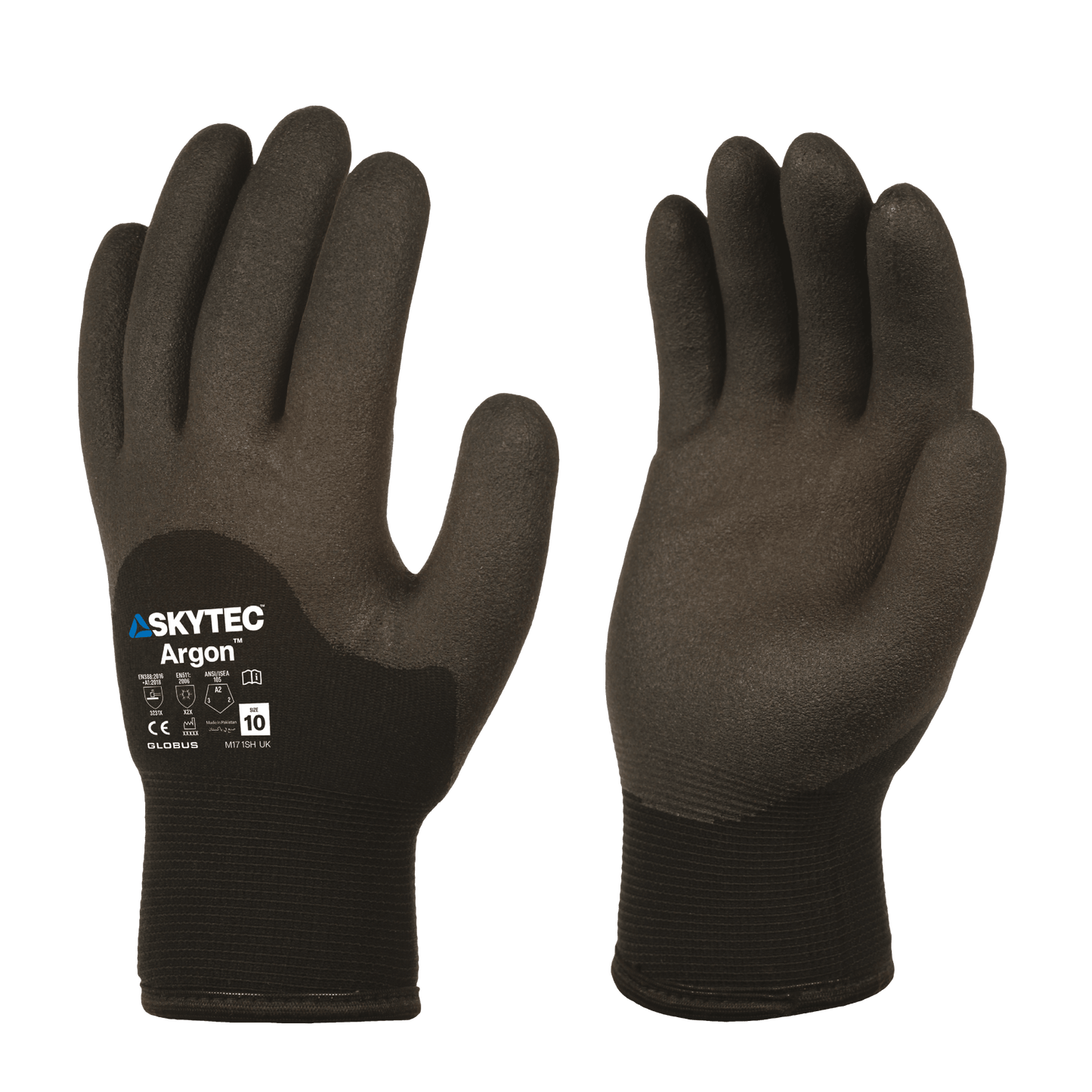 SKYTEC Argon Fleece Lined Thermal Insulated Water Repellent Work Gloves - Mstore
