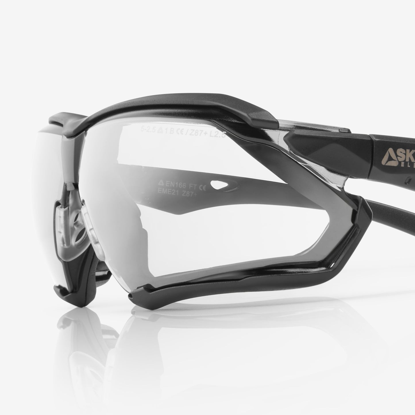 SKYTEC ELEMENTS EME21 Anti Scratch Anti Fog Sports Style Spoggles Safety Glasses & Protective Goggles Combination with Clear Lens - Mstore