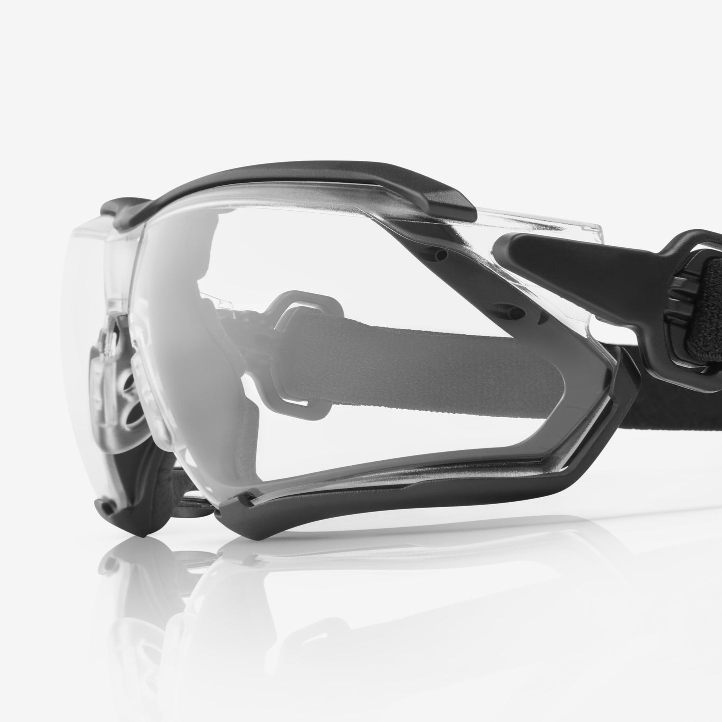 SKYTEC ELEMENTS EME21 Anti Scratch Anti Fog Sports Style Spoggles Safety Glasses & Protective Goggles Combination with Clear Lens - Mstore