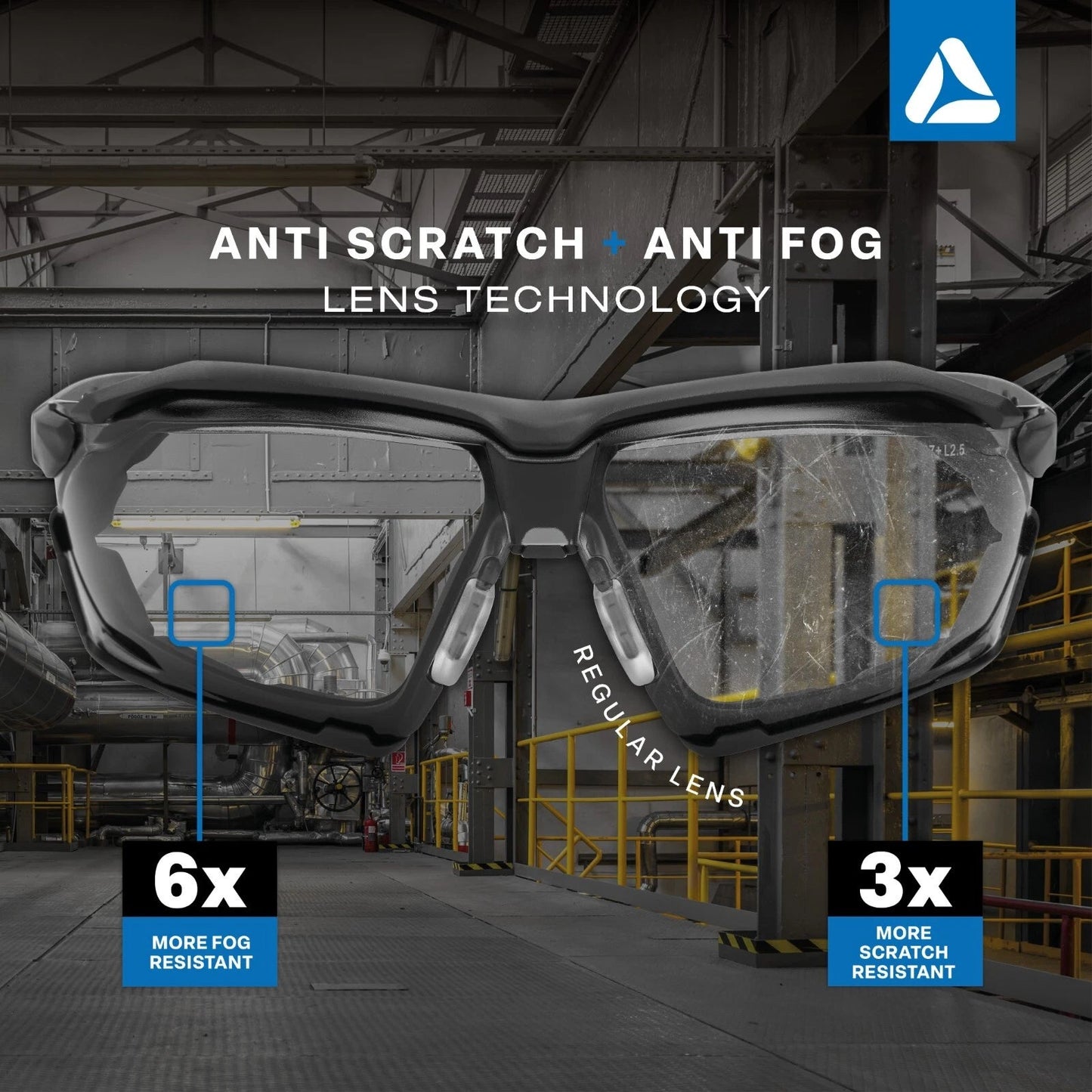 SKYTEC ELEMENTS EME21 Anti Scratch Anti Fog Sports Style Hybrid Spoggles Safety Glasses & Protective Goggles Combination with Grey Tint Lens - Mstore
