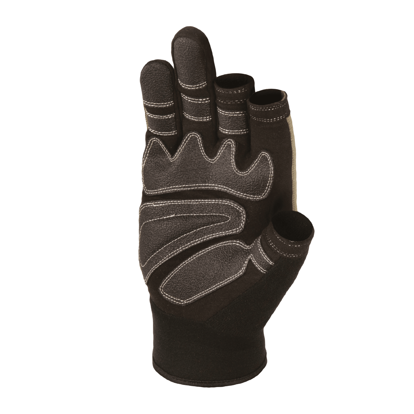 SKYTEC Xeri Open Finger Precision Work Gloves with Faux Leather Palm - Mstore