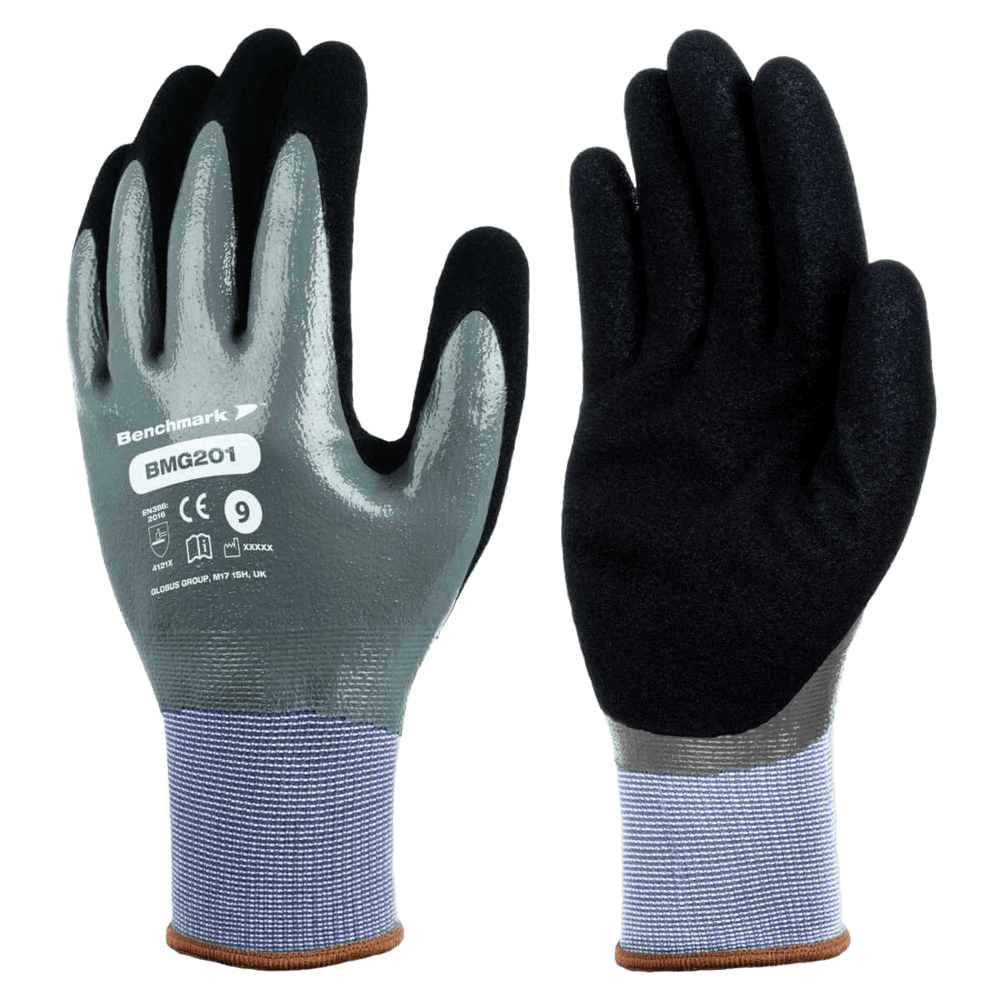 BENCHMARK BMG201 Water & Oil Repellent Multi Purpose Work Gloves - Mstore