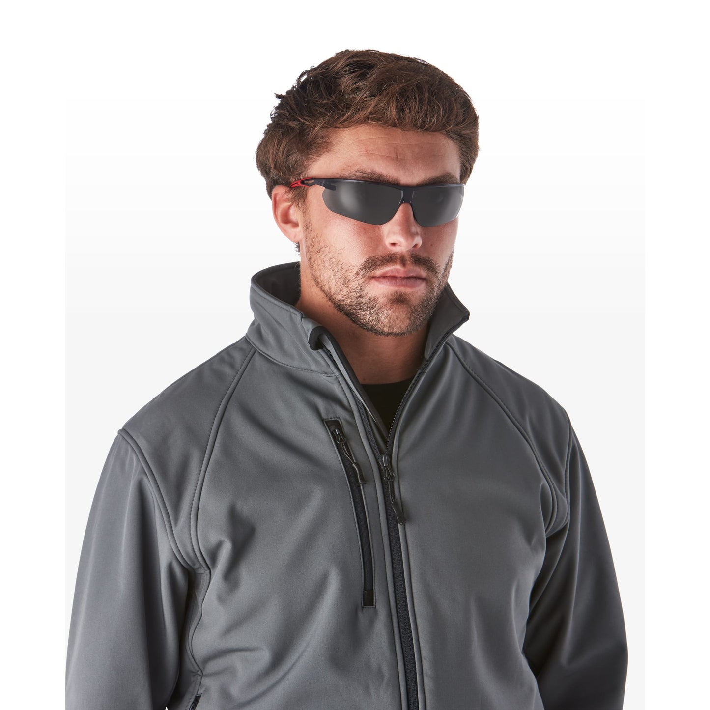 RILEY Ligera Panoramic safety Glasses with Grey Tint Lens - Mstore