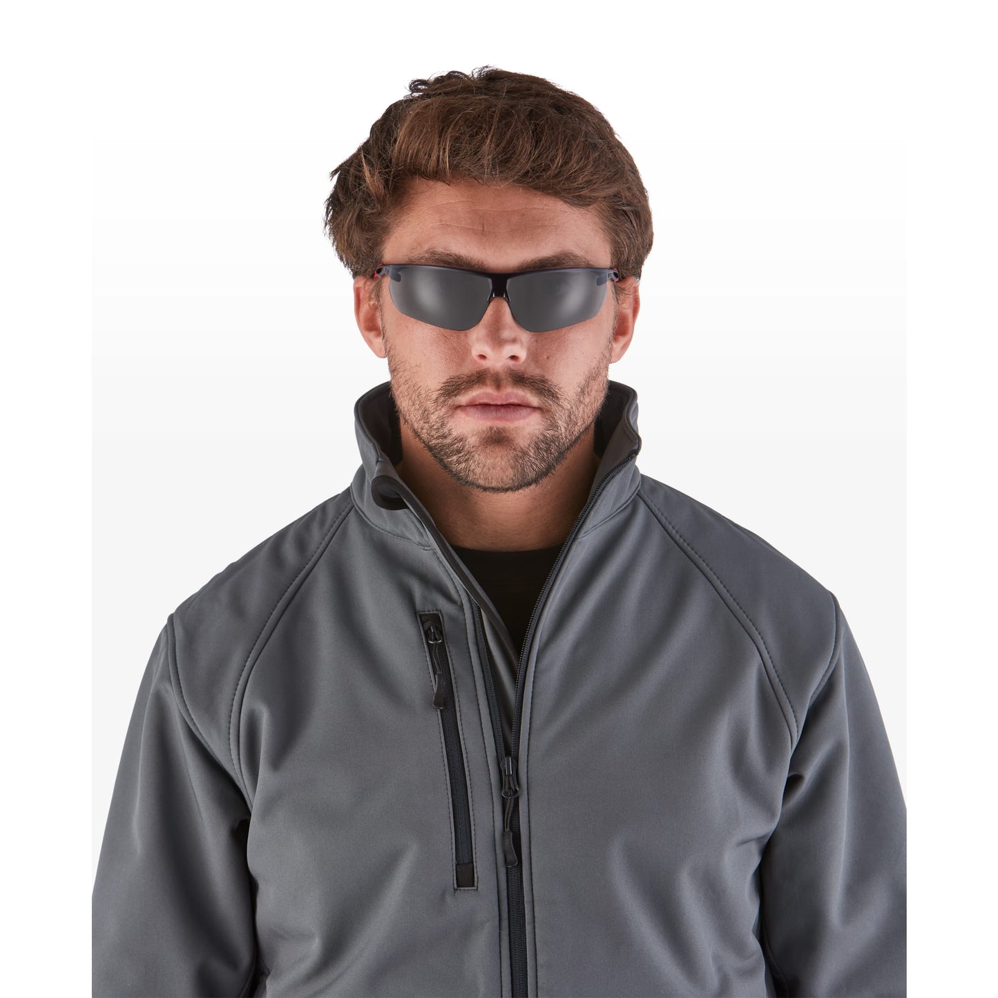RILEY Ligera Panoramic safety Glasses with Grey Tint Lens - Mstore