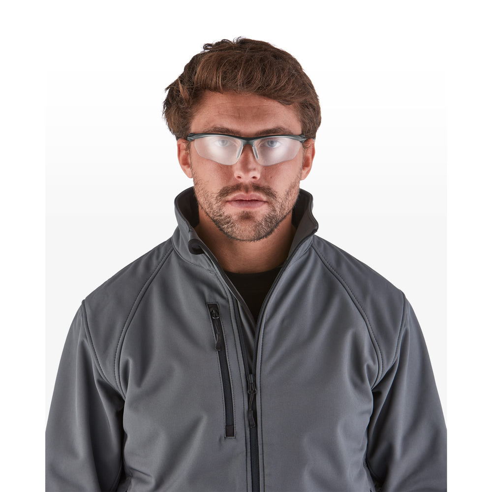 
                  
                    RILEY Cypher Sleek Wrap Around Safety Glasses with Clear Lens - Mstore
                  
                