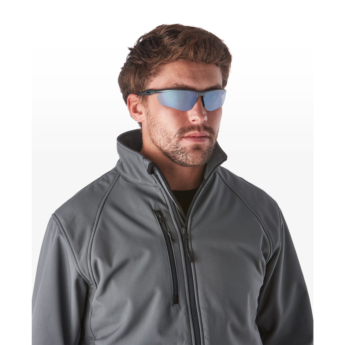RILEY Cypher Sleek Wrap Around Safety Glasses with Low Light Lens - Mstore