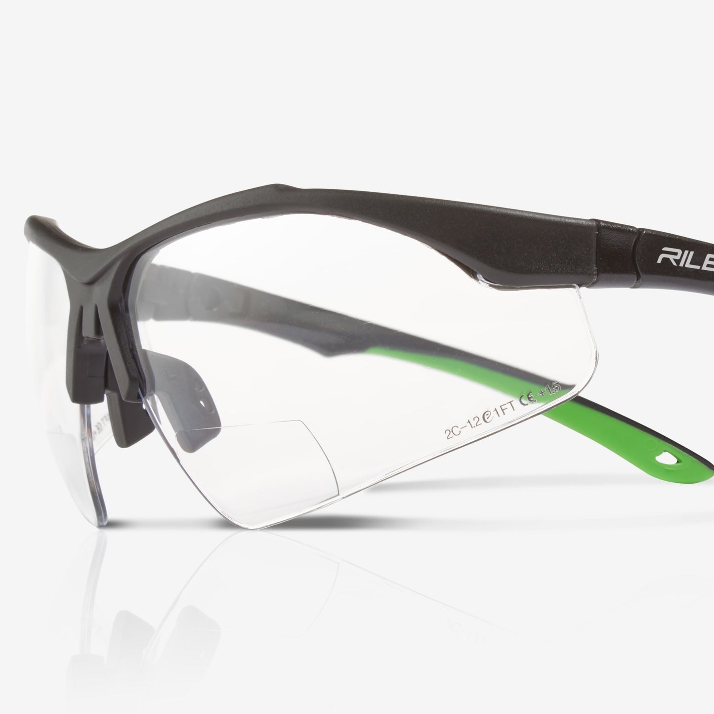RILEY Ready Reader Sports Style Reading Safety Glasses with +1.50 Lens - Mstore