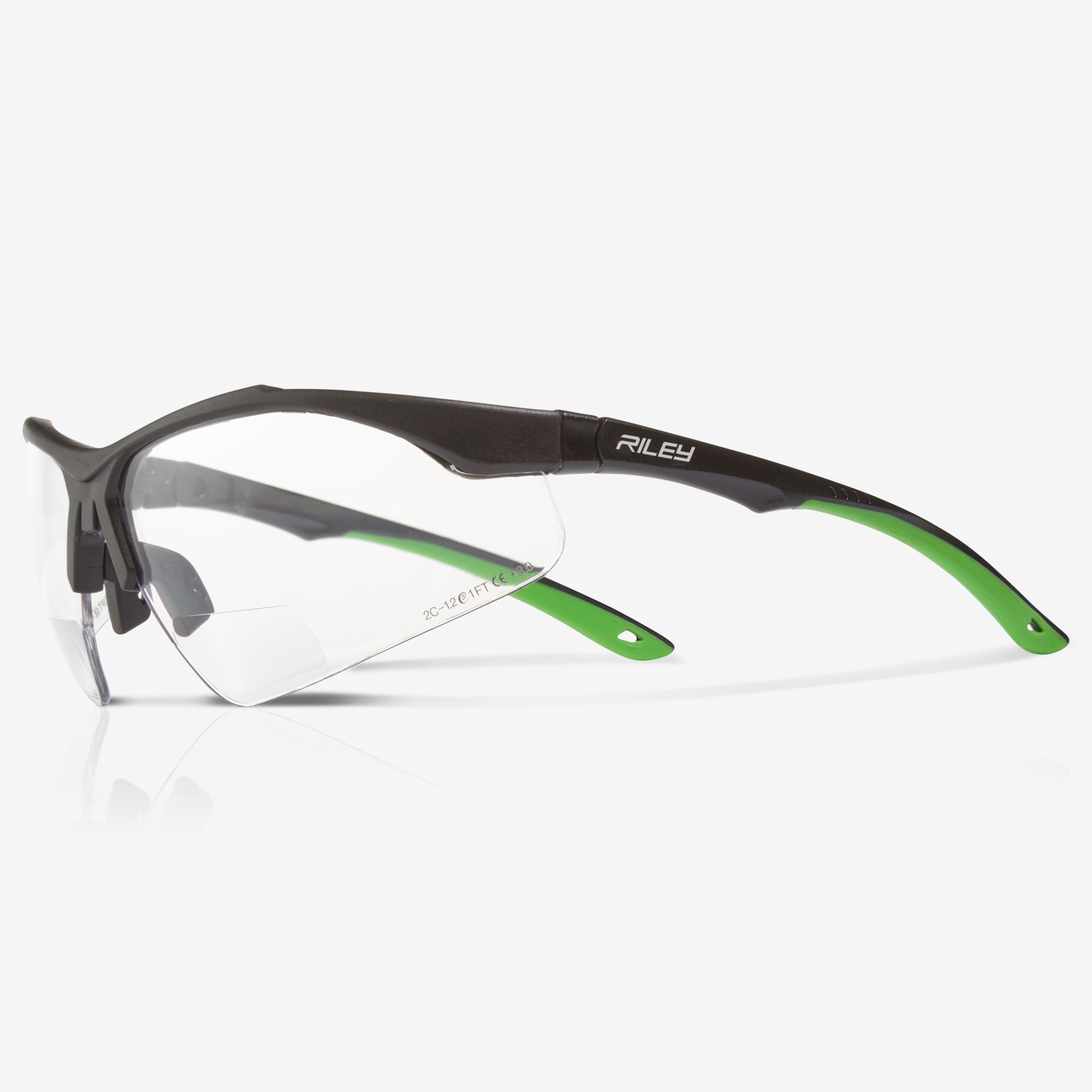 Riley Ready Reader Sports Style Safety Glasses +3.00 Lens