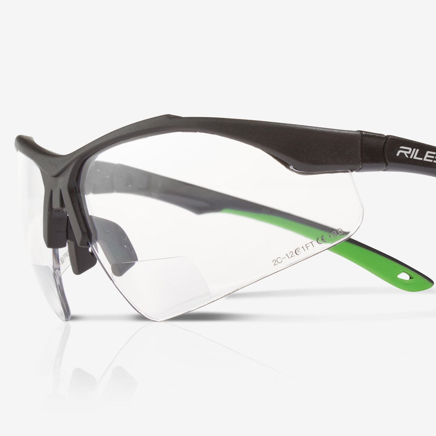 RILEY Ready Reader Sports Style Reading Safety Glasses with +3.00 Lens - Mstore
