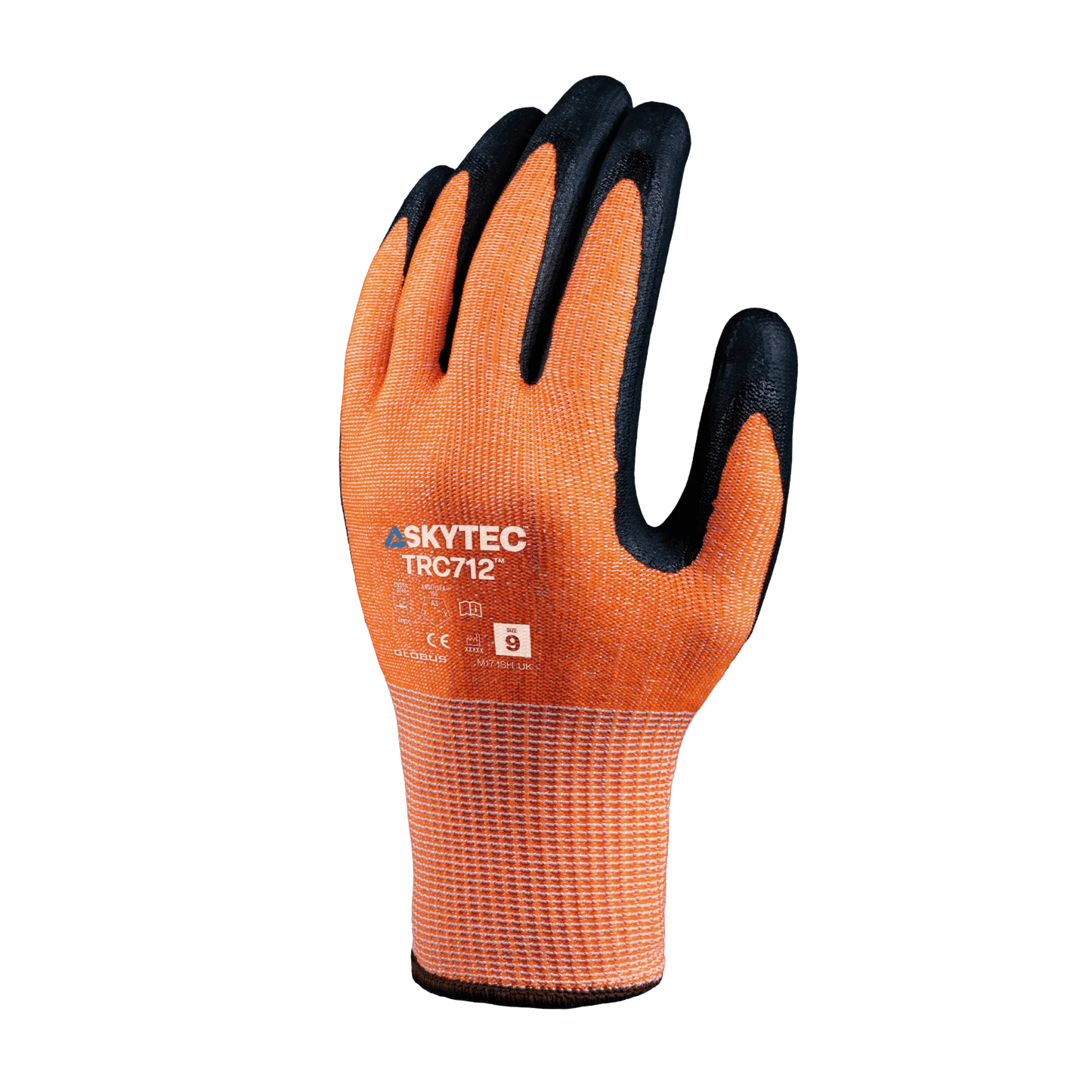 SKYTEC Tricolore 3 Pack Colour Coded Cut Resistant Safety Work Gloves for Oily Conditions (Beta 1, TRC712, TRC715) - Mstore
