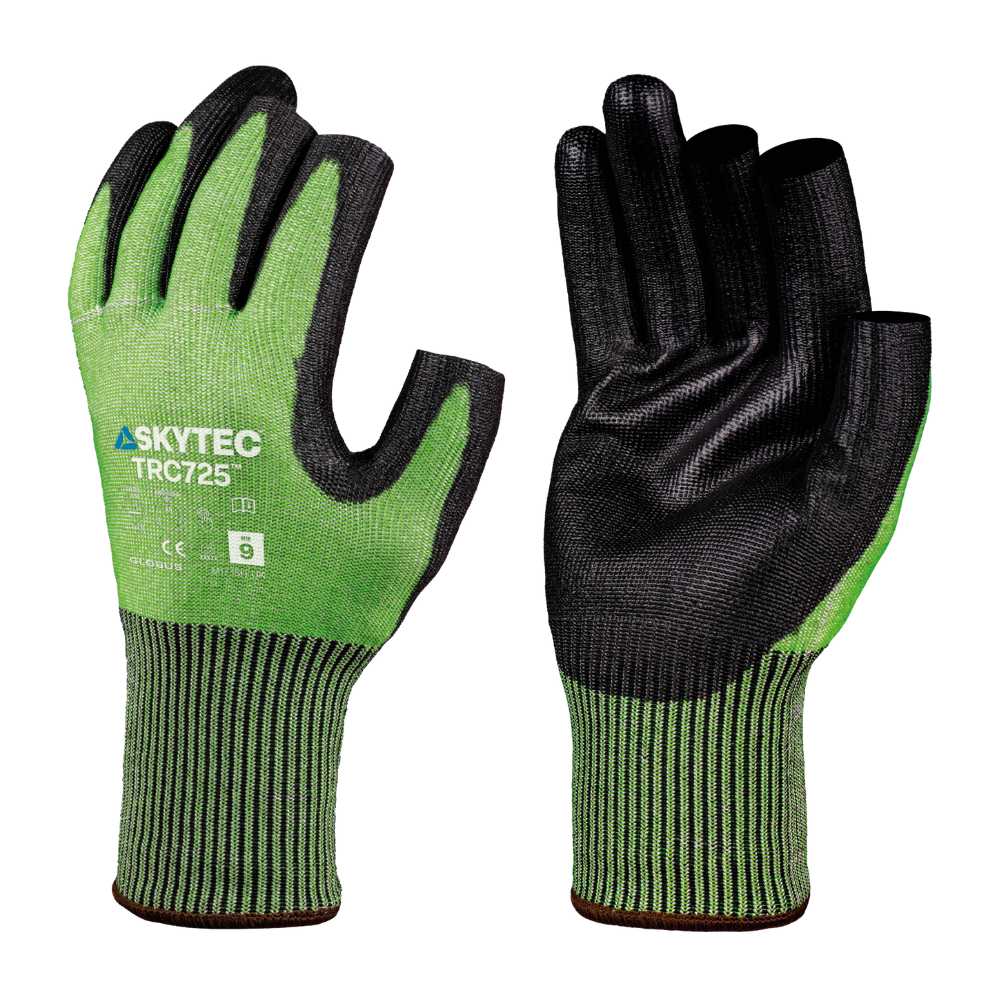 SKYTEC TRC725 Open Finger Cut Resistant Precision Mechanics Work Gloves - Mstore