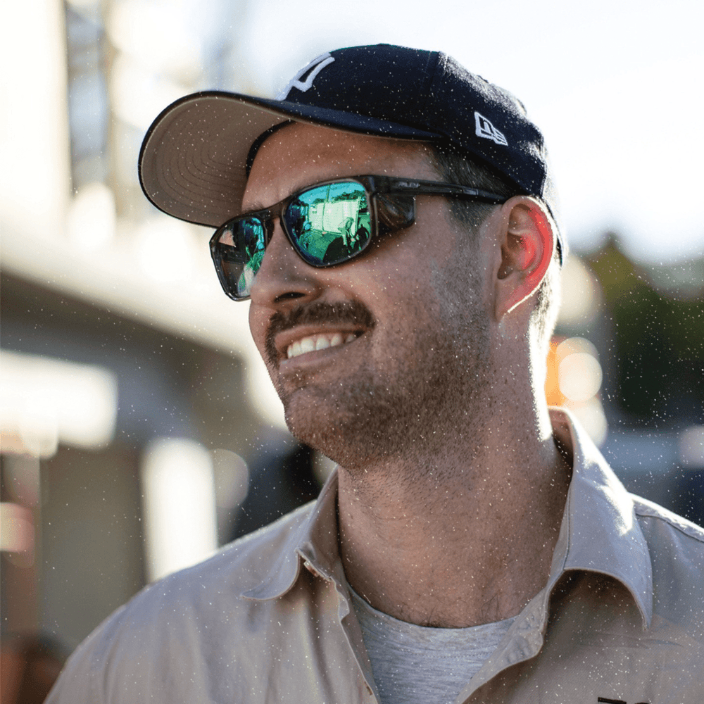 
                  
                    RILEY Navigator X Smoked Frame Safety Sunglasses with Green Mirror Revo Lens - Mstore
                  
                