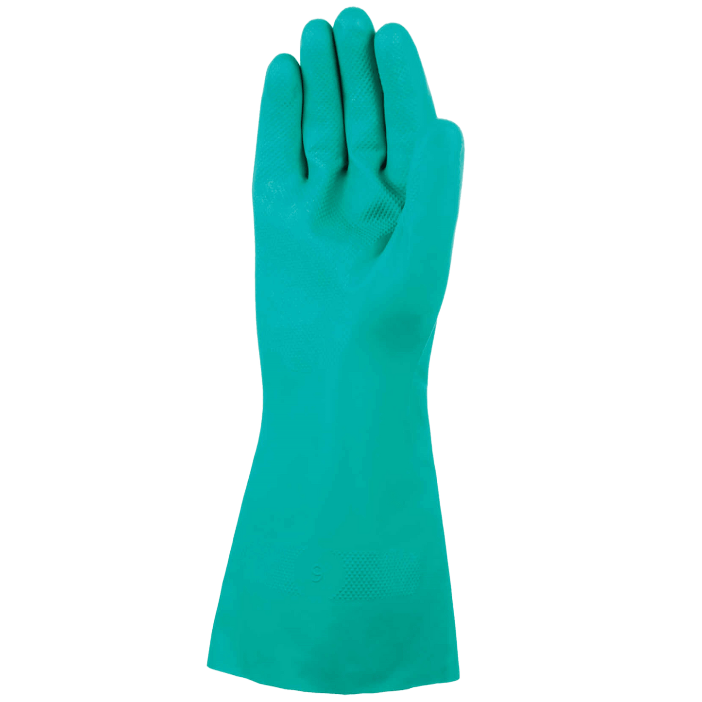 BENCHMARK BMG560 Chemical Resistant Food Safe Nitrile Gauntlet Gloves in Green - Mstore