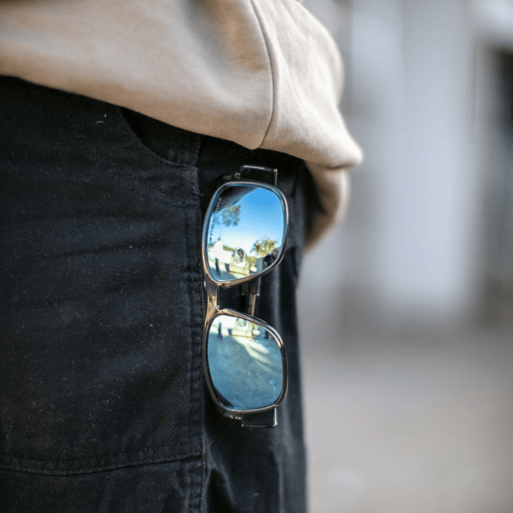 
                  
                    RILEY Navigator X Smoked Frame Safety Sunglasses with Blue Mirror Revo Lens - Mstore
                  
                