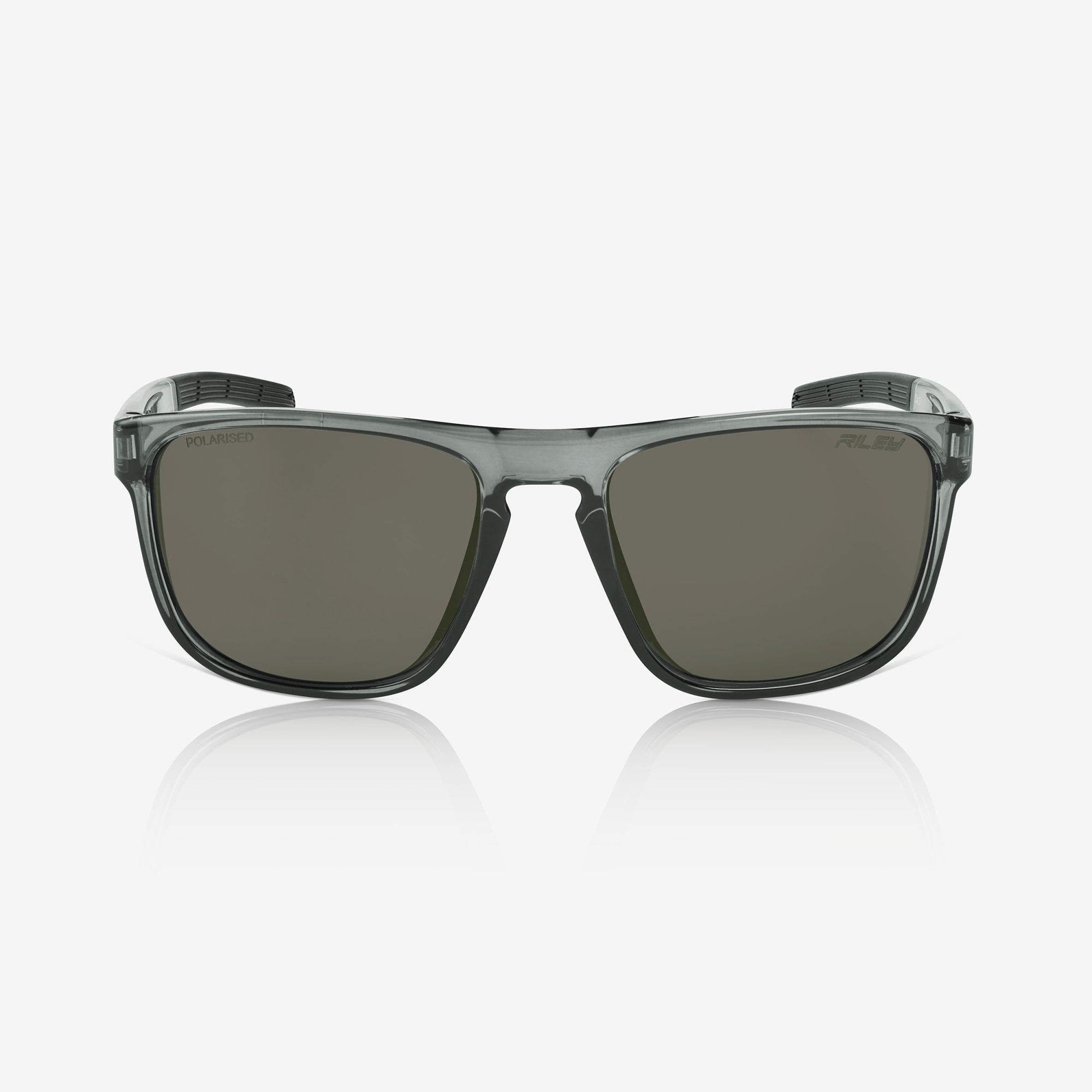 RILEY Navigator X Smoked Frame Wayfarer Style Sunglasses with Polarise