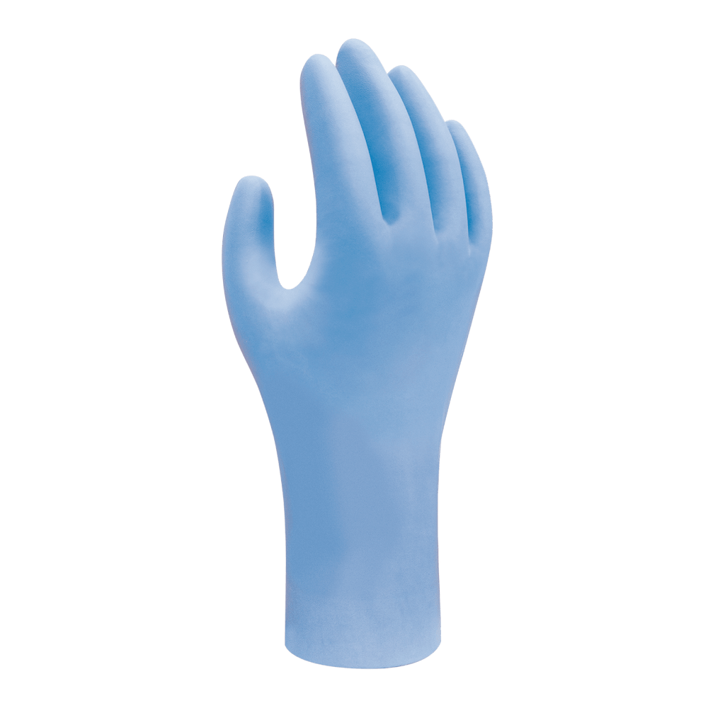 
                  
                    SHOWA 7500PF Biodegradable Powder-Free Disposable Nitrile Gloves in Blue (BOX of 100) - Mstore
                  
                