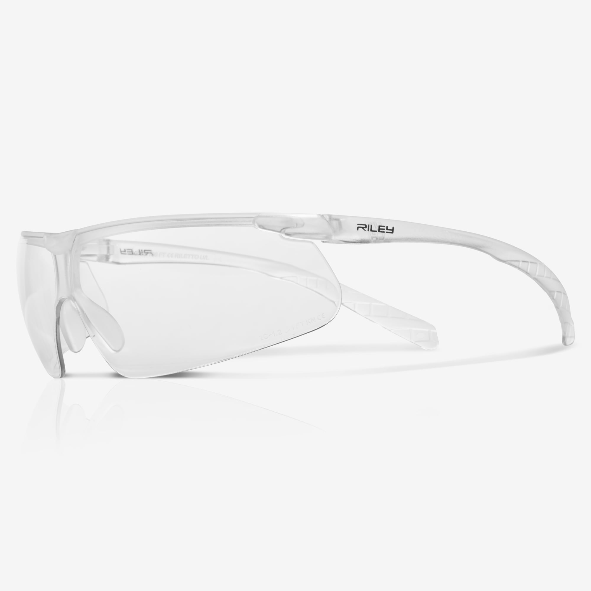 Riletto Lightweight Wrap Safety Glasses Clear Lens