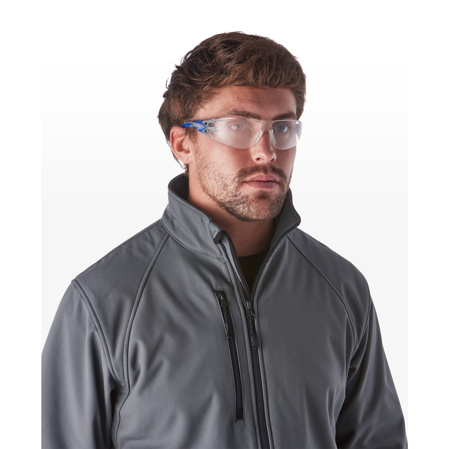 RILEY Stream Evo  Anti Fog  Wrap Around Safety Glasses with Clear Lens - Mstore