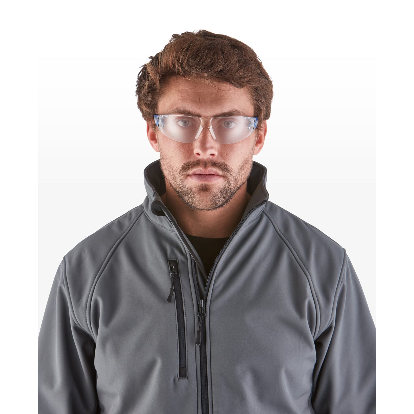RILEY Stream Evo  Anti Fog  Wrap Around Safety Glasses with Clear Lens - Mstore