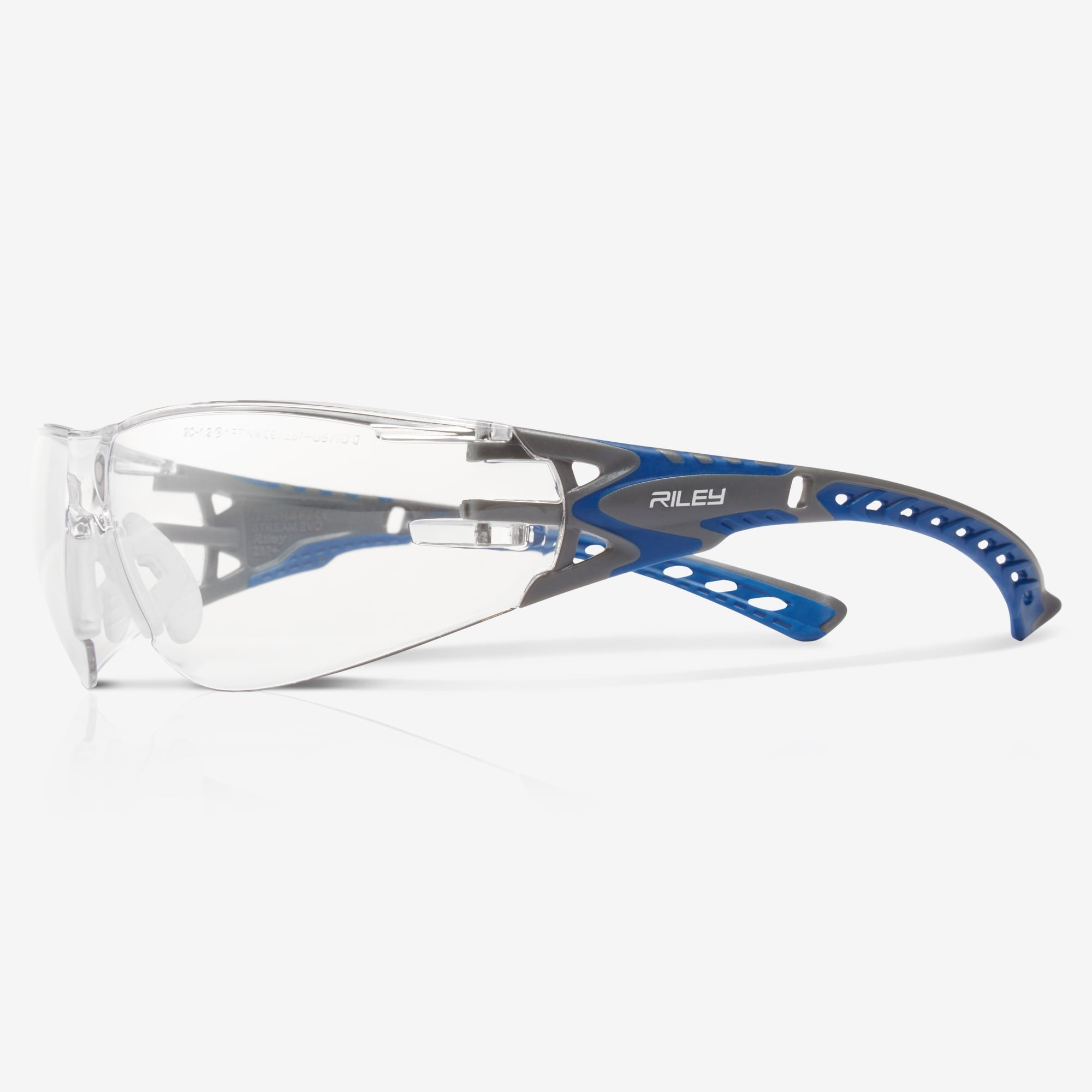 Stream Evo Anti Fog Wrap Around Safety Glasses Clear Lens