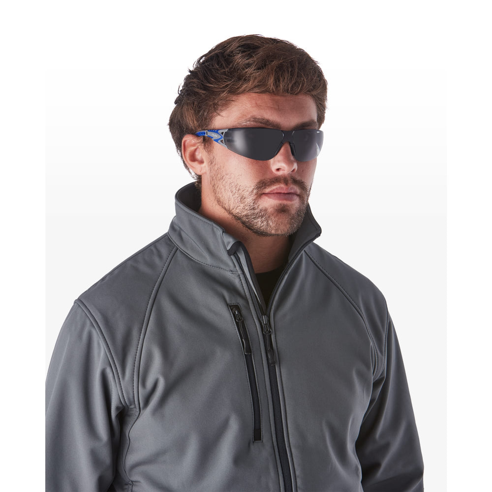 
                  
                    RILEY Stream Evo  Anti Fog  Wrap Around Safety Glasses with Grey Tint Lens - Mstore
                  
                