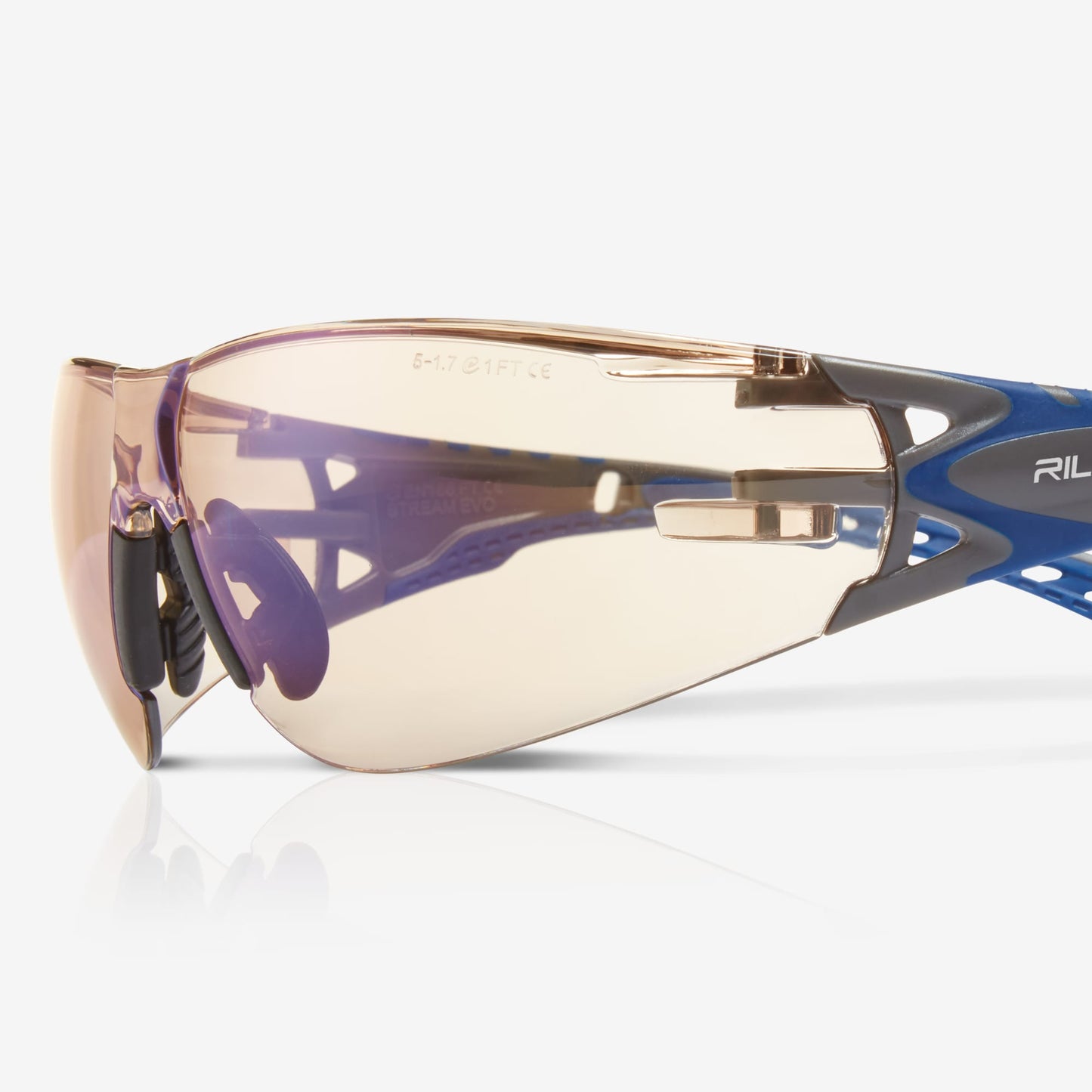 RILEY Stream Evo Anti Fog Wrapround Safety Glasses for Low Light - Mstore