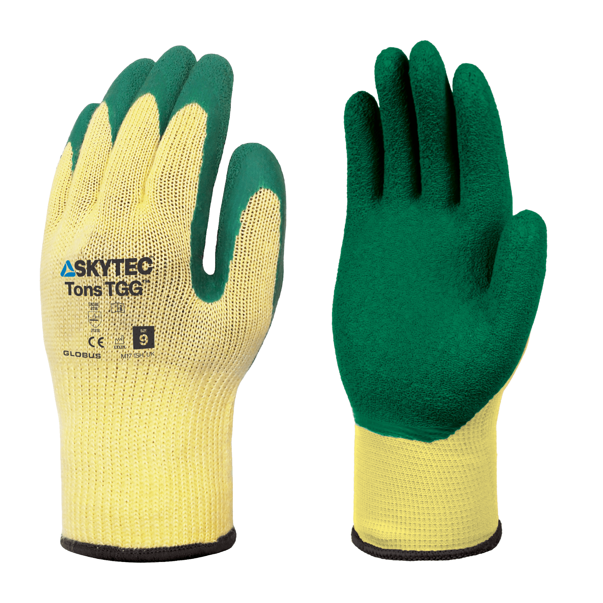 Tons Flexible Latex Grip Work Gloves