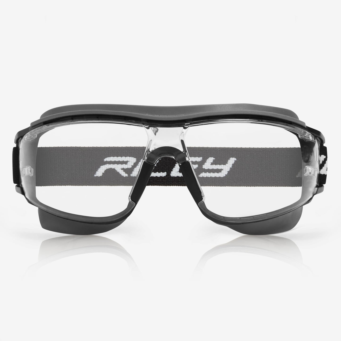 RILEY Sparta Compact 2 in 1 Safety Spoggles Goggles with Detachable Band and Arms with Clear Lens - Mstore