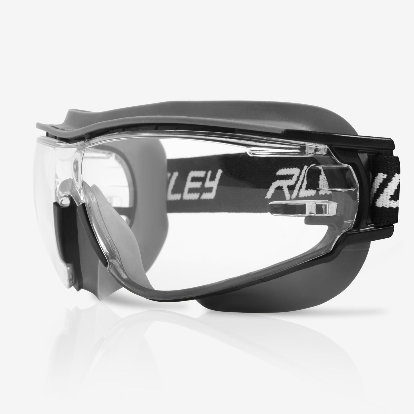 RILEY Sparta Compact 2 in 1 Safety Spoggles Goggles with Detachable Band and Arms with Clear Lens - Mstore