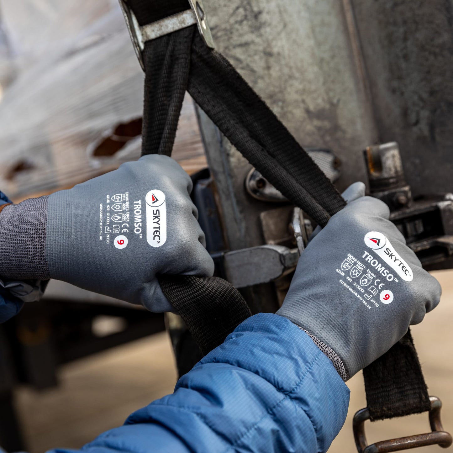 SKYTEC Tromso Thermal Insulated Touchscreen Work Gloves with Fleece Lining - Mstore
