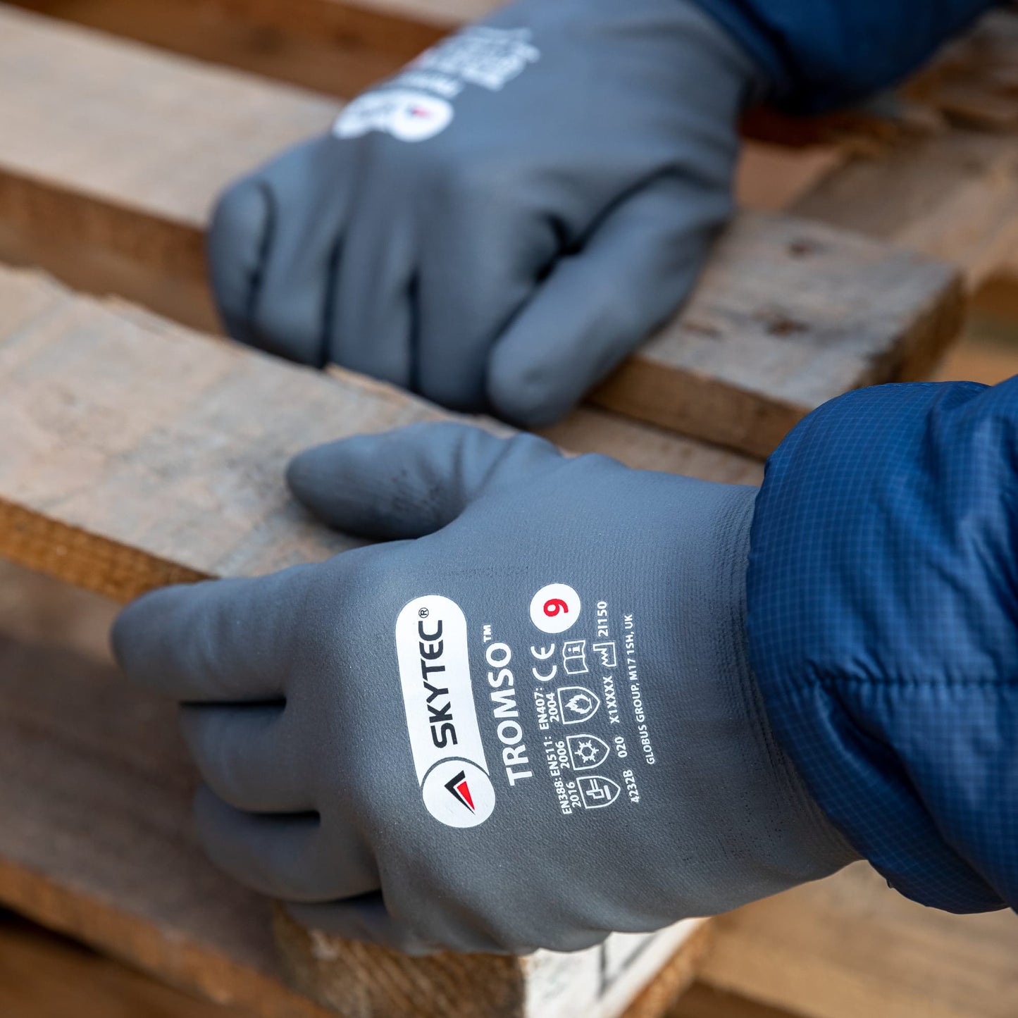 SKYTEC Tromso Thermal Insulated Touchscreen Work Gloves with Fleece Lining - Mstore