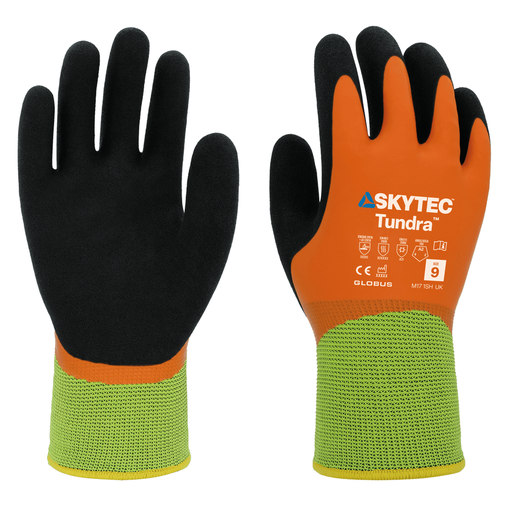 SKYTEC Tundra Water Repellent Fully Coated Latex Thermal Grip Work Gloves - Mstore
