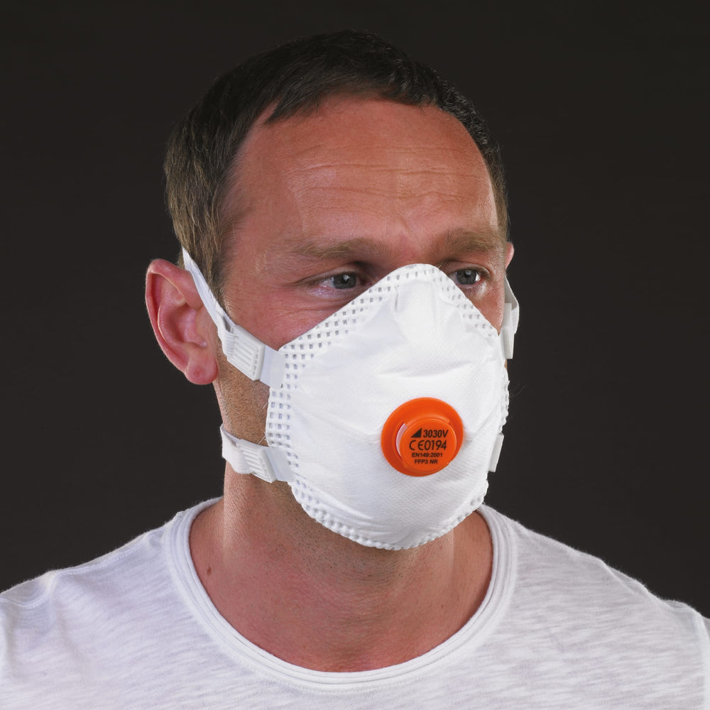 
                  
                    SKYTEC 3030V FFP3 Valved Disposable Cup Shape Respirator Face Dust Mask (BOX of 5) - Mstore
                  
                