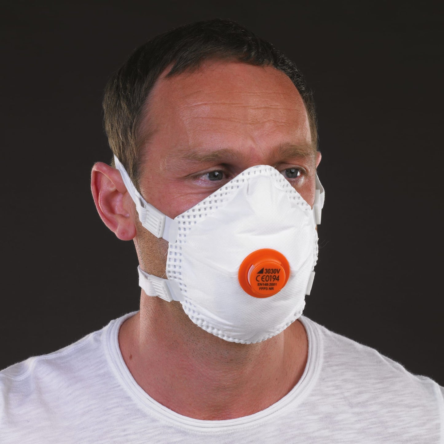 SKYTEC 3030V FFP3 Valved Disposable Cup Shape Respirator Face Dust Mask (BOX of 5) - Mstore
