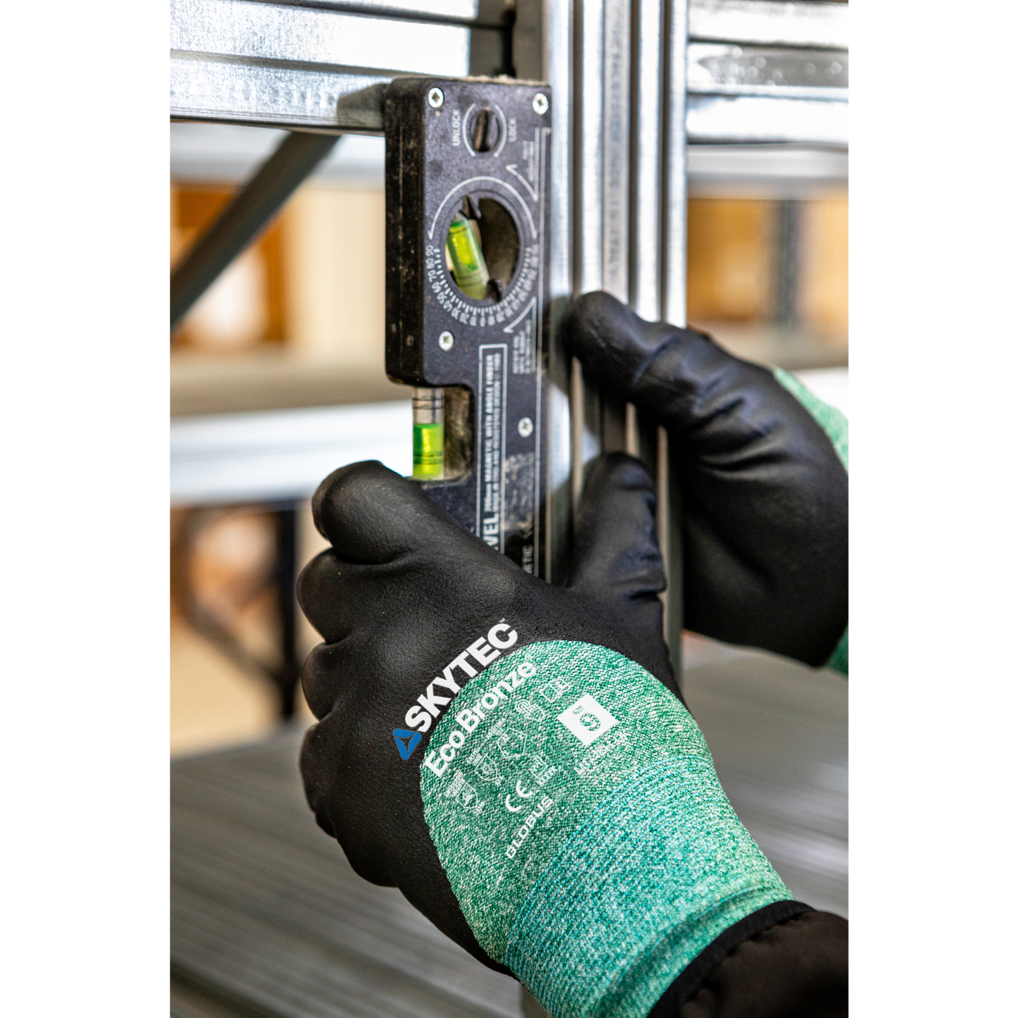 SKYTEC Eco Bronze Recycled Nitrile Foam Coated Work Gloves - Mstore