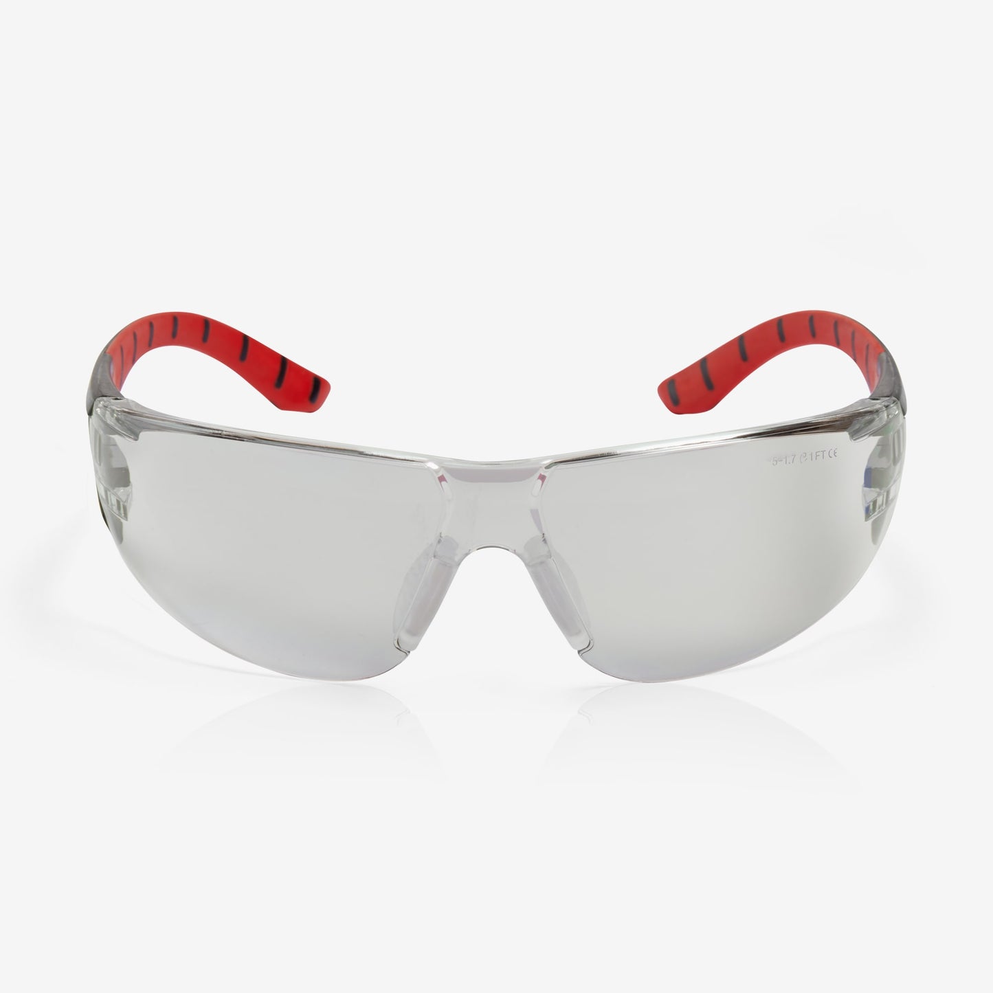 RILEY Stream Red Frameless Metal-Free Safety Glasses with Indoor/Outdoor Lens - Mstore