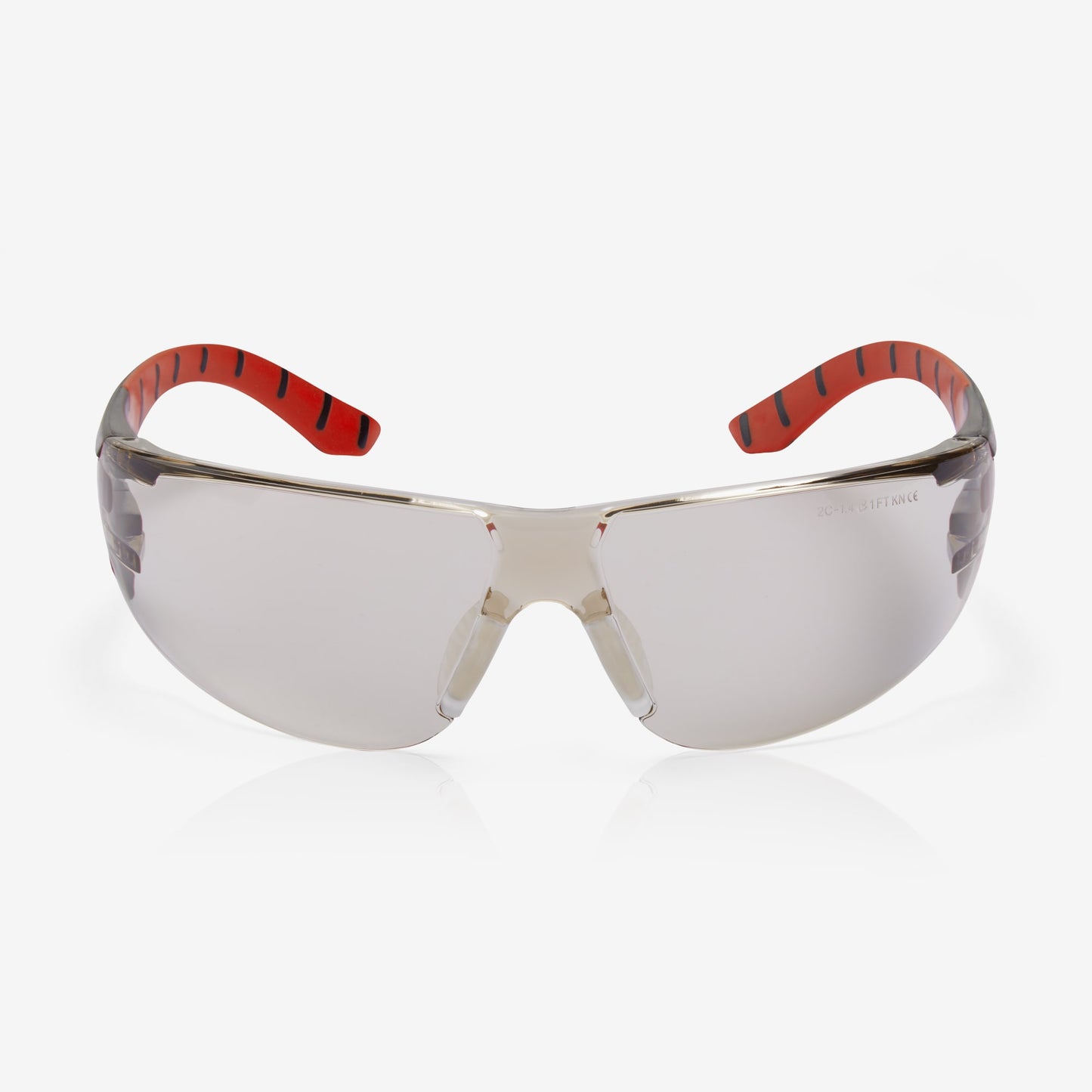 RILEY Stream Red Frameless Metal-Free Safety Glasses with LED Light Protective Lens - Mstore