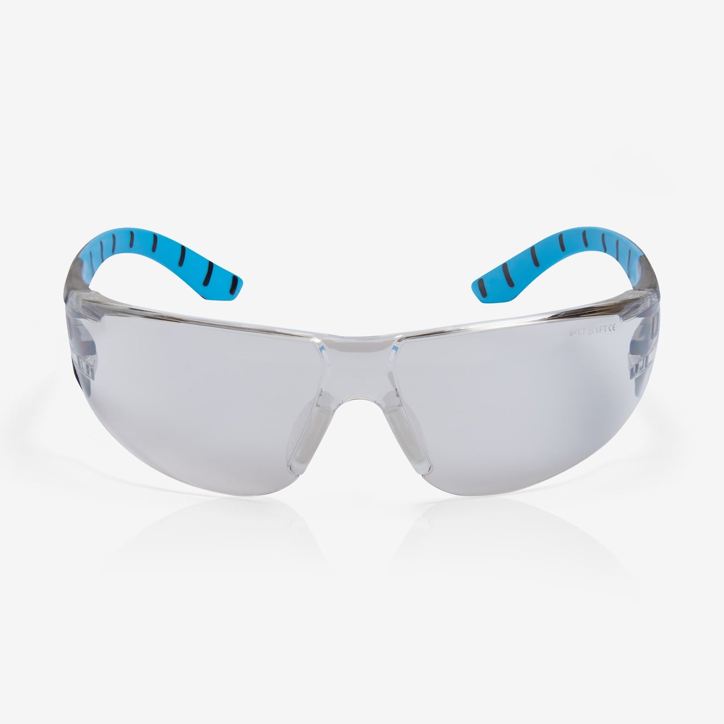 RILEY Stream Blue Frameless Metal-Free Safety Glasses with Indoor/Outdoor Lens - Mstore