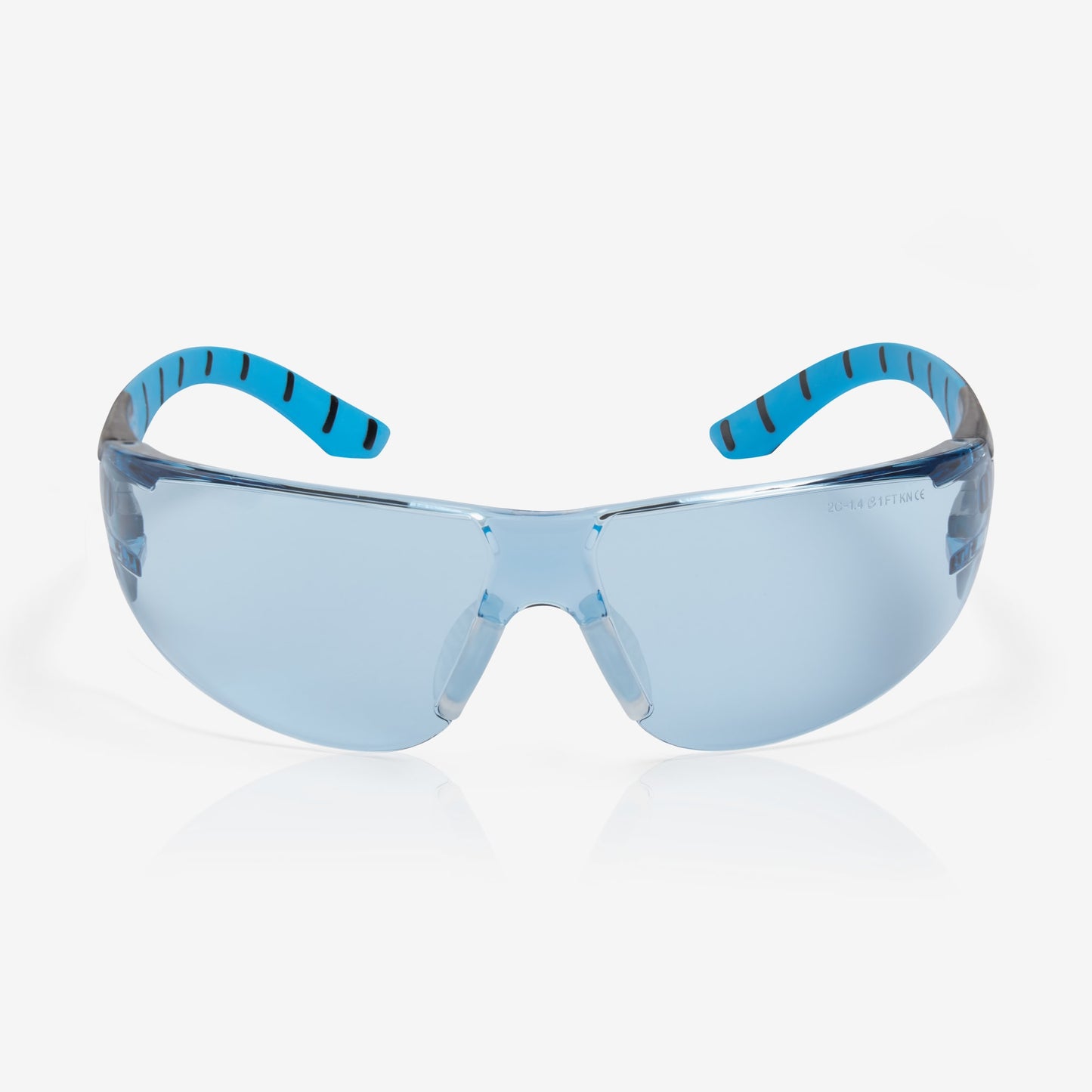 RILEY Stream Blue Frameless Metal-Free Safety Glasses with Blue Tint Lens - Mstore