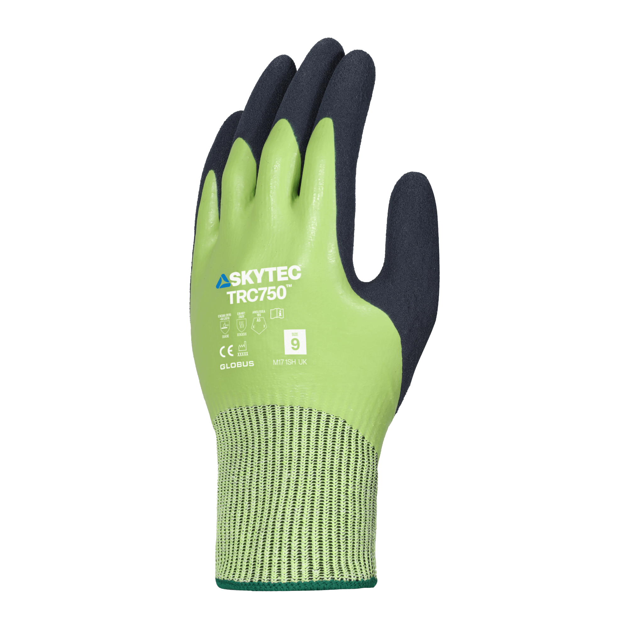TRC750 Tricolore High Cut Protection & Water Resistant Fully Coated Latex Work Gloves