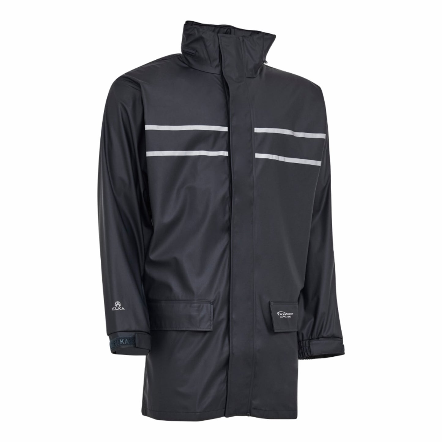 ELKA Dry Zone D-Lux Waterproof PU Rain Jacket with Extra Length Hem - Mstore