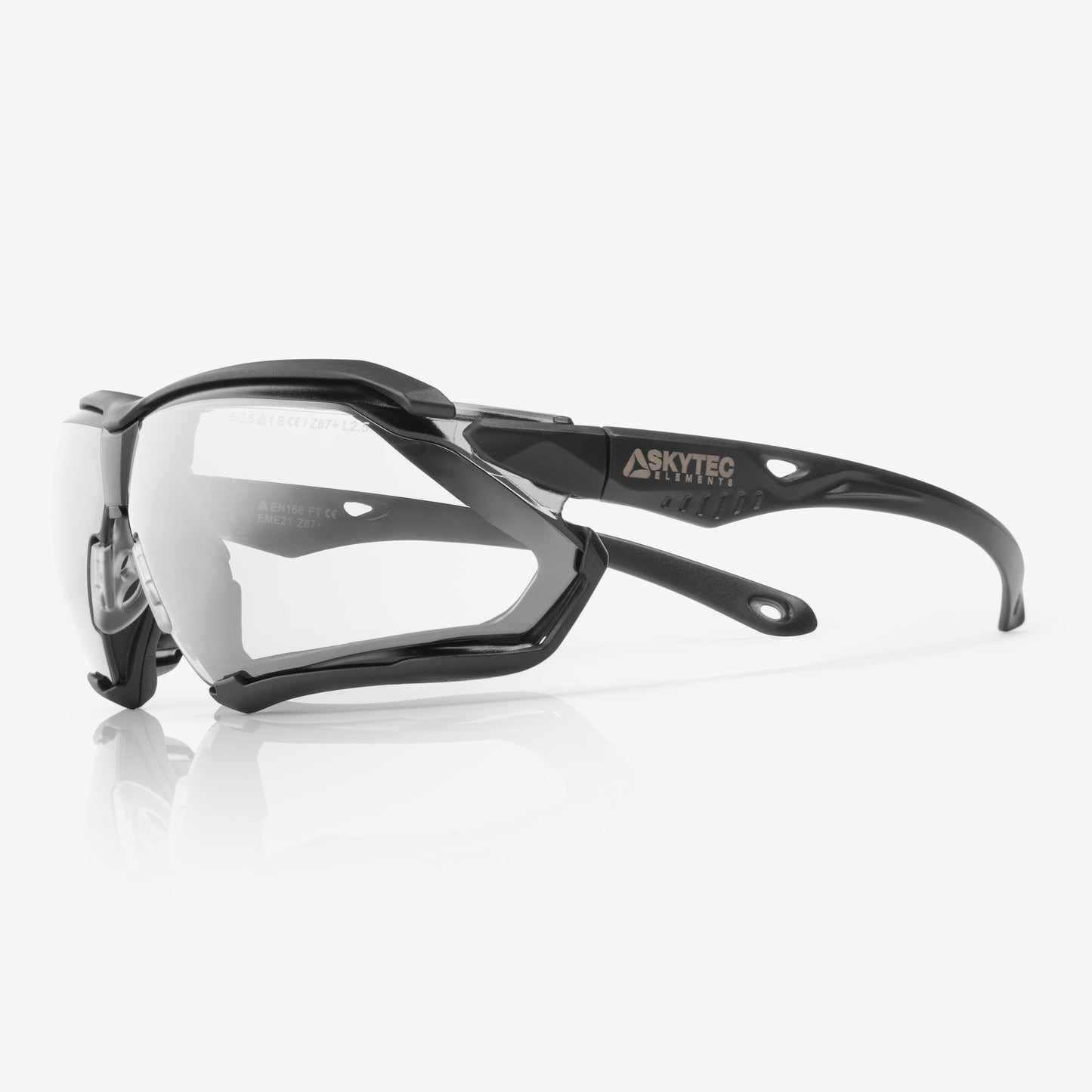 SKYTEC ELEMENTS EME21 Anti Scratch Anti Fog Sports Style Spoggles Safety Glasses & Protective Goggles Combination with Clear Lens - Mstore