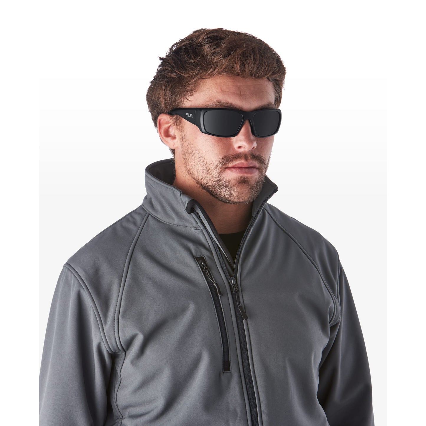 RILEY Script Sports Style Safety Sunglasses with Polarised Lens - Mstore
