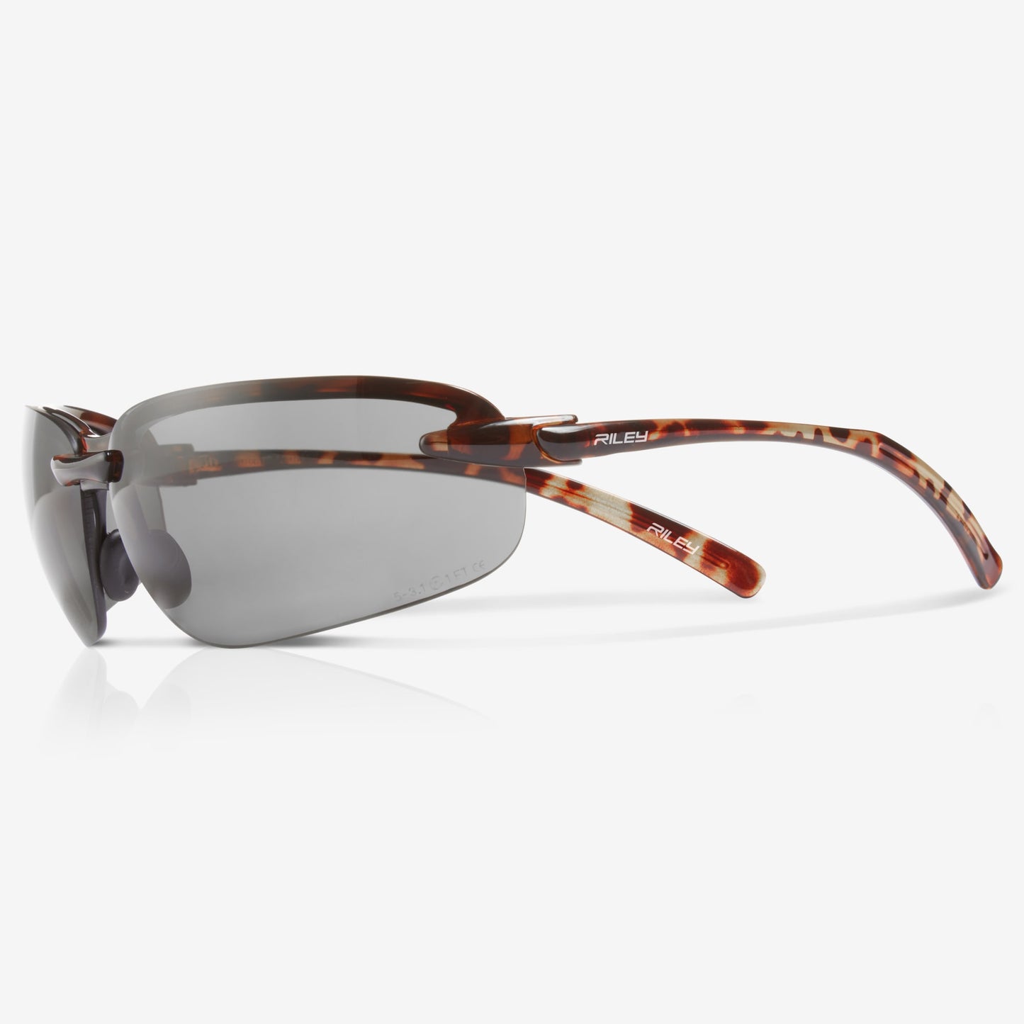 RILEY Aspini Tortoiseshell Safety Glasses with Polarised Lens - Mstore