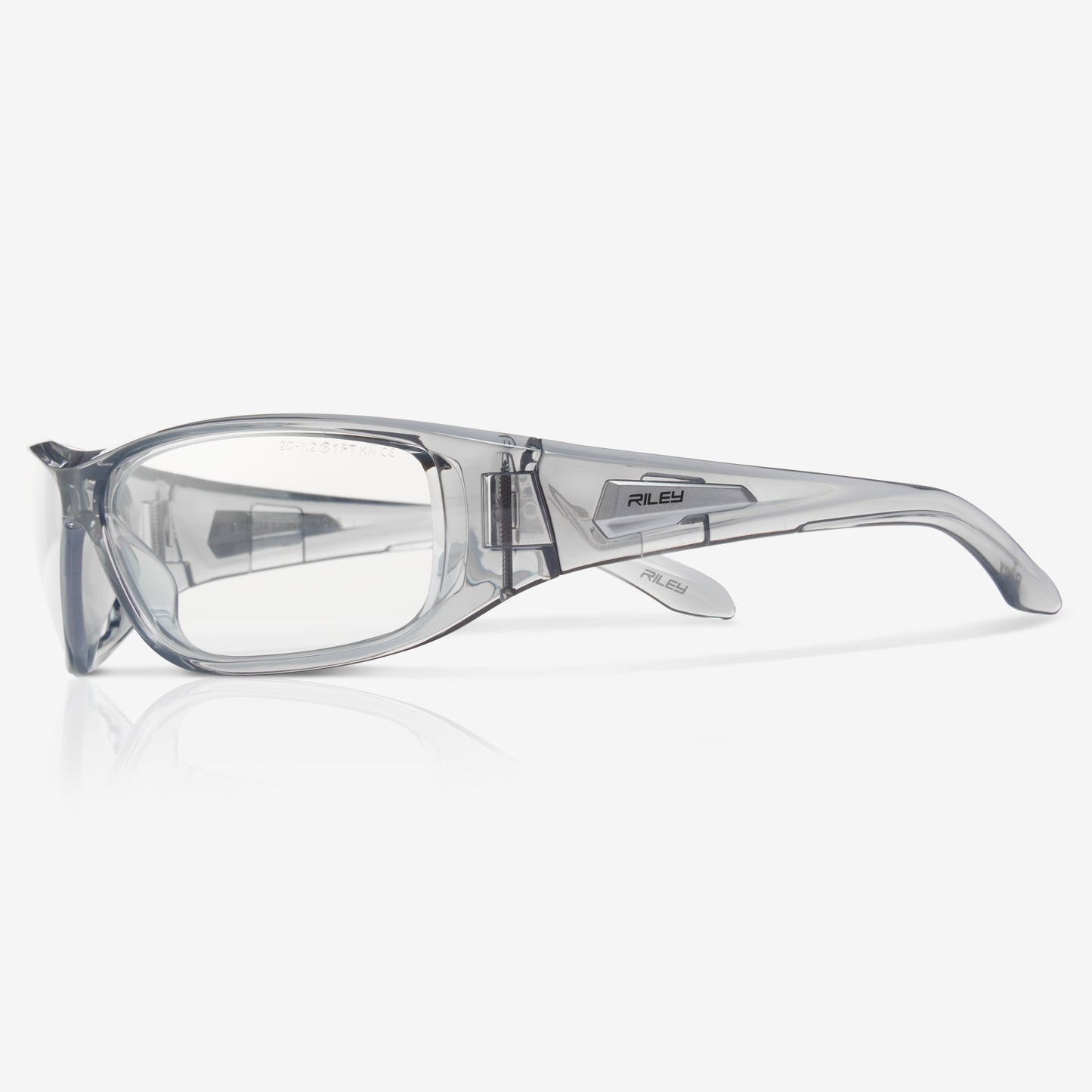 RILEY Strobe Fashion Frame Safety Glasses with Clear Frame - Mstore