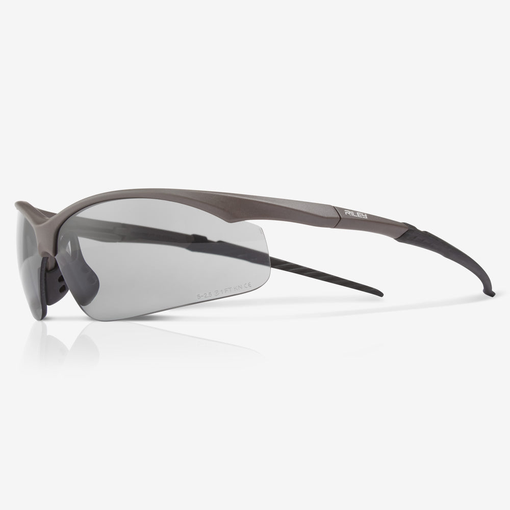 
                  
                    RILEY Steer Sports Style Wrap Round Safety Glasses with Grey Lens - Mstore
                  
                