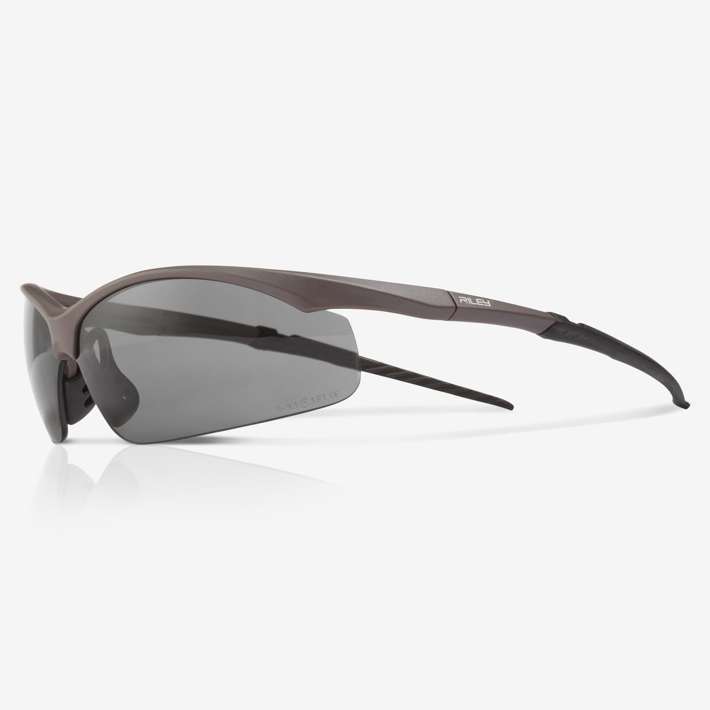 RILEY Steer Sports Style Wrap Round Safety Glasses with Polarised Lens - Mstore