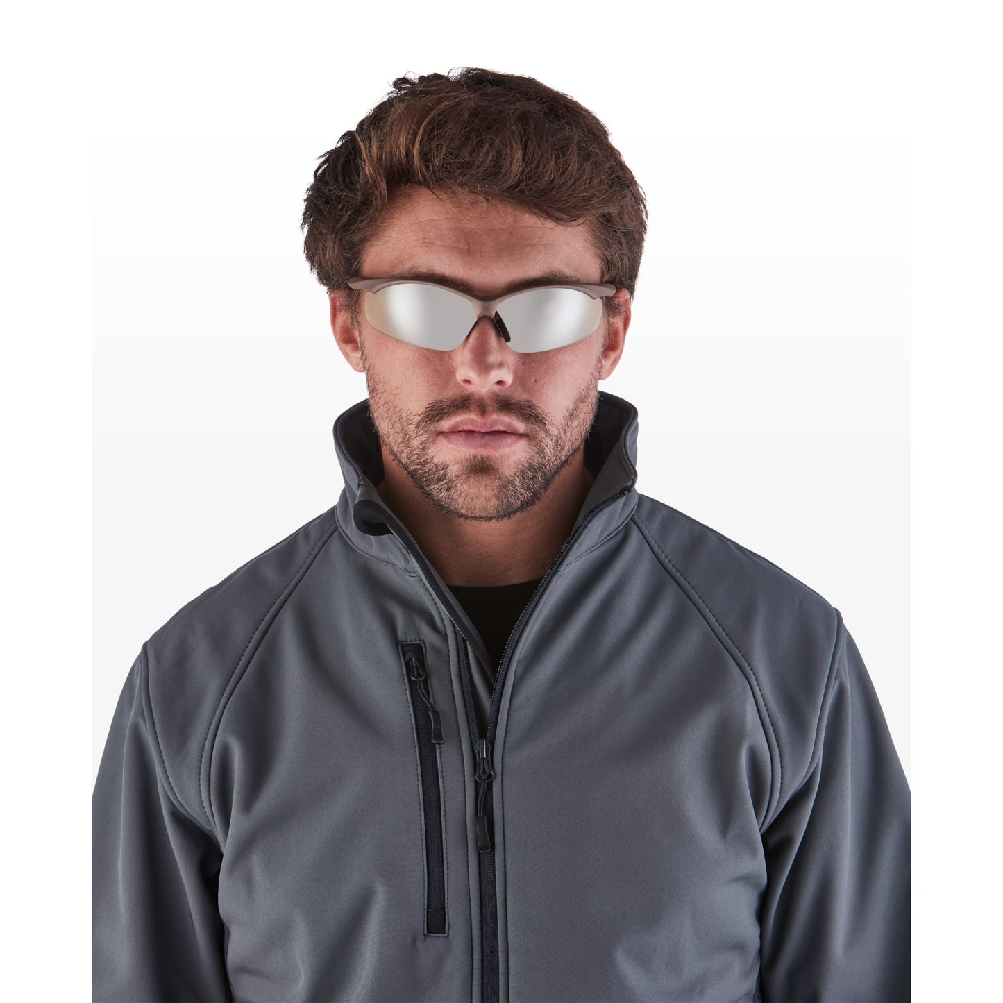 RILEY Steer Sports Style Wrap Round Safety Glasses with Indoor/Outdoor Lens - Mstore