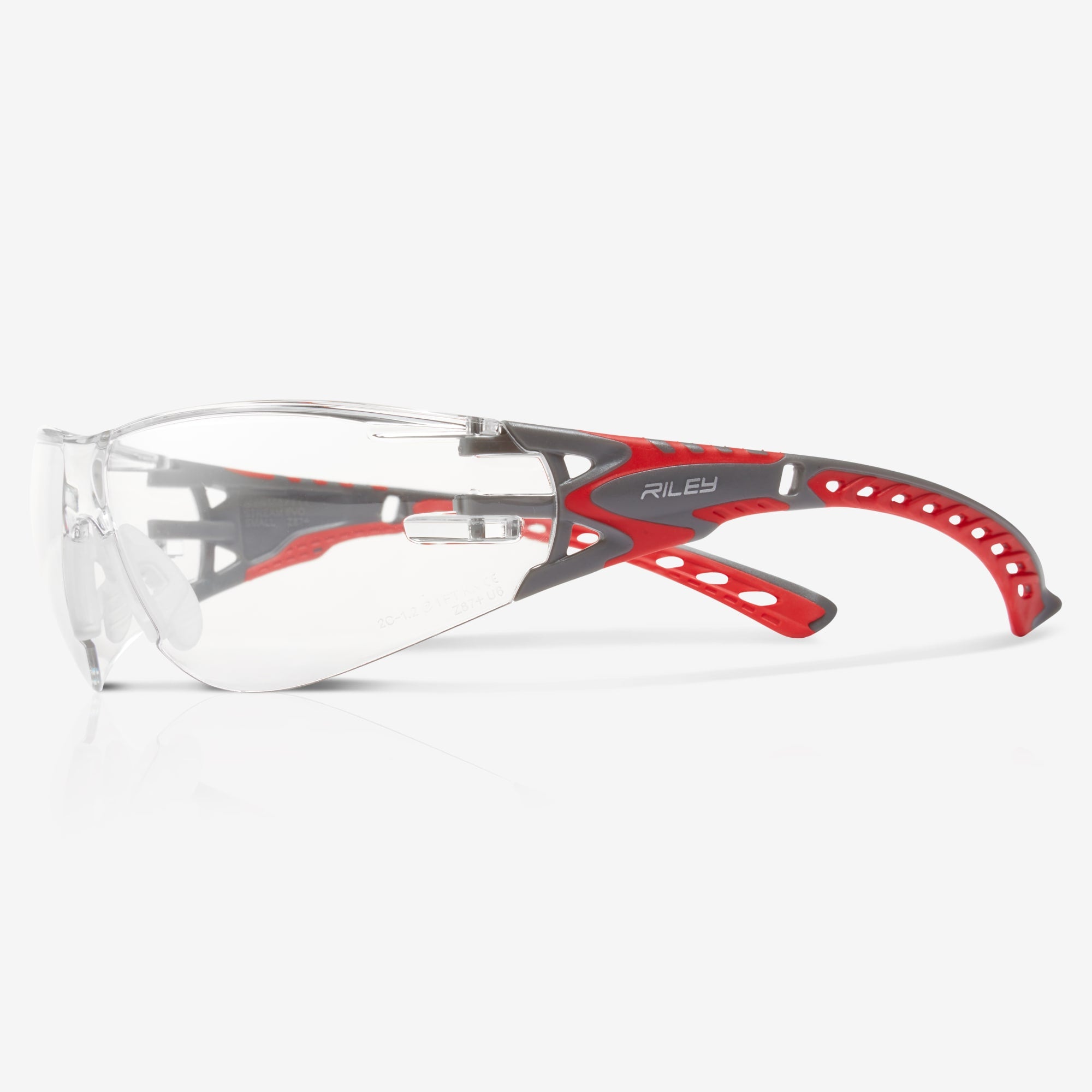 Stream Evo Small Anti Fog Wrap Around Safety Glasses Clear Lens