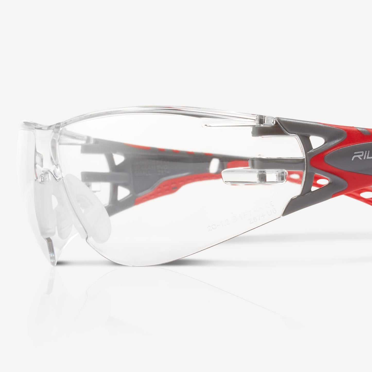 RILEY Stream Evo Small  Anti Fog  Wrap Around Safety Glasses with Clear Lens - Mstore